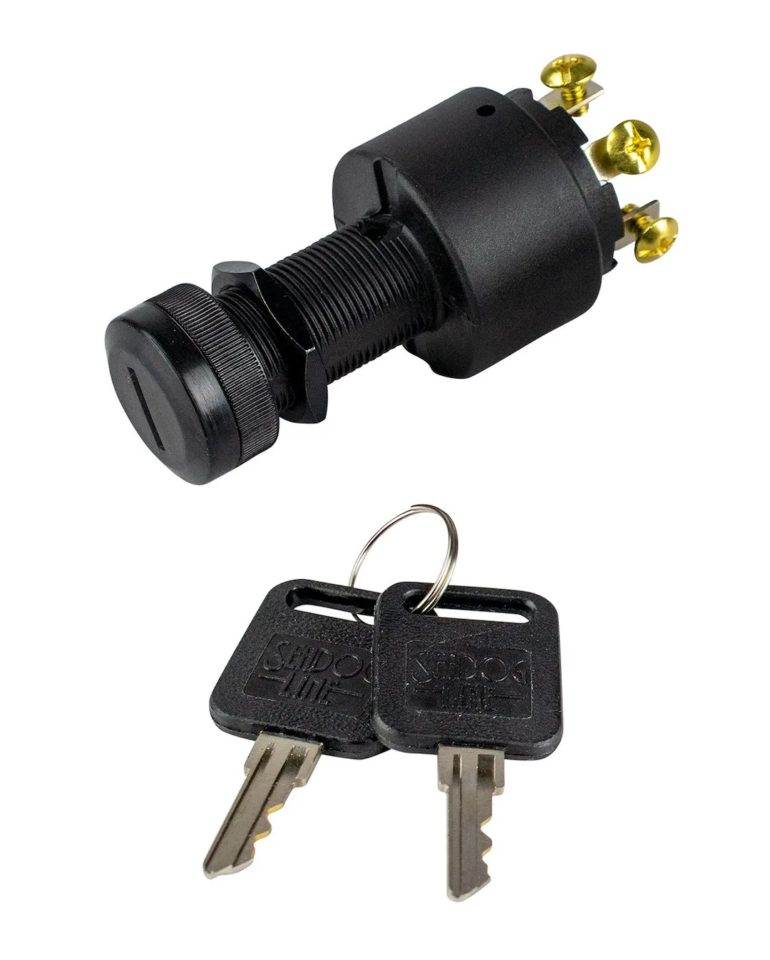 420375-1 – SEA DOG Ignition Switch, Universal Off-Ignition-Start Function With 4 Screw Terminal Electrical Connection...